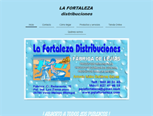 Tablet Screenshot of pqlafortaleza.com